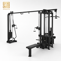 Machine de musculation multifonctionnelle ZY Commercial à 5 stations pour projets de clubs de fitness