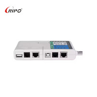 Accessoires électroniques de testeur de câble multifonction BNC/RJ45/RJ11/USB 4-en-1 pour lignes téléphoniques de câble Coaxial à paire torsadée