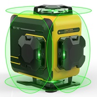 Huepar M04CG niveau Laser carré 16 lignes 360 degrés porte auto-niveleuse laser 4D trousse à outils