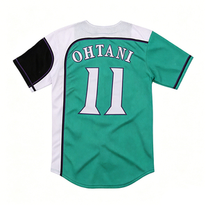 เสื้อเบสบอลเย็บติดลายสไตล์เรโทรสำหรับผู้ชาย รุ่นย้อนยุค หมายเลข 16 โชเฮย์ โอทานิ 51 อิจิโร่ ซูซูกิ 11 โชเฮย์ โอทานิ ไซส์ S-3XL - Product Image 6
