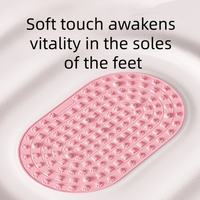 CZFIT Nouvelle plaque de pression digitale en caoutchouc souple, tapis de massage des pieds étendu, plaque de pression digitale en silicone liquide entièrement solide