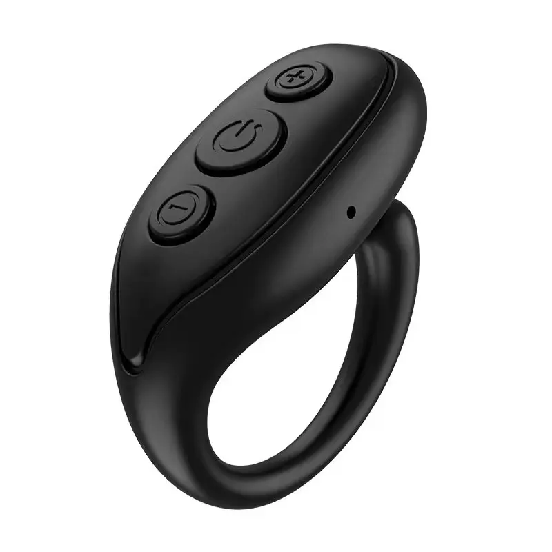 Bluetooth-compatible Ring Tiktok Remote Control Fingertip Mobile Phone Selfie Photo Page Turner Flipping Video Controller