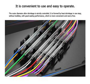 Manchons de protection thermorétractables pour épissure par fusion à chaud de fibre optique monobrin, tube de protection pour câble optique - Product Image 5