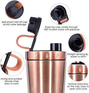 Bouteille d'eau isotherme réutilisable en acier inoxydable à double paroi de 700 ml pour mélange de protéines, isolation thermique de 6 à 12 heures - Product Image 1