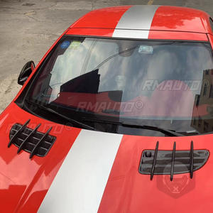 Rejilla de Ventilación de Fibra de Carbono Real para el Capó Delantero, para Mercedes-Benz R171 SLK-Class SLK55 SLK350 05-10 - Product Image 5