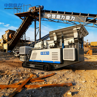 Concasseur mobile de sable et de gravier pour l'extraction minière, traitement d'agrégats, intégration modulaire, flexible, pour projets miniers à l'étranger