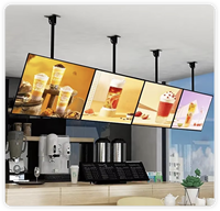 Caja de luz LED de tela SEG con marco de aluminio retroiluminado LED de pared de un solo lado, cajas de luz publicitarias para interiores y exteriores