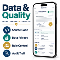 Développement d'applications de gestion de documents personnalisées pour iOS et Android avec processus d'approbation de documents et téléchargement de documents LionCreate