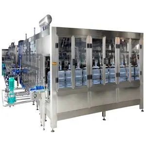 Machine de remplissage de bouteilles d'eau de 3/5 gallons pour ligne de production