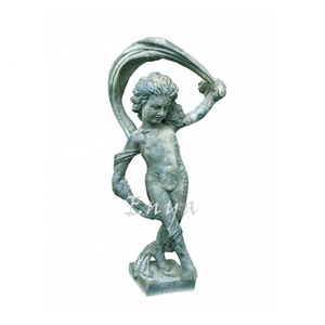 Escultura de Arte de Hierro Fundido Antigua de Tamaño Real de una Chica Joven Desnuda Bailando para Decoración de Jardín al Aire Libre al por Mayor - Product Image 3