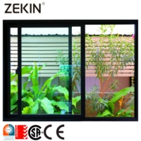 Ventana Corredera de Aluminio con Rotura de Puente Térmico, Doble Acristalamiento Insonorizado, Directo de Fábrica, Personalizada para Proyectos Residenciales