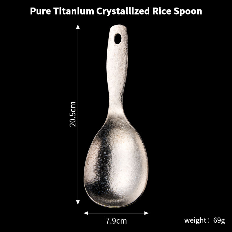 Pure titanium rice spoon