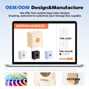 WANUO Caja de Almacenamiento Plegable Fácil de Instalar para el Hogar, Caja de Juguetes para Niños con Rotación de 360° °   Ruedas Giratorias - Product Image 6