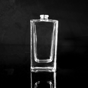 Wholesale High Quality 30ml 50ml 100ml square Thick Bottom Spray Glass <b>Perfume</b> <b>Bottles</b> With Crimp Neck - Product Image 6