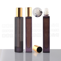 Botol Parfum Kaca Silinder HOPECK 5/10/15/20ml dengan Semprotan Roll On/Press yang Dapat Disesuaikan