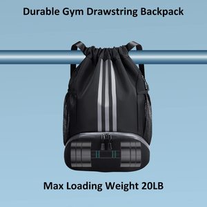 Sac à dos <span class=keywords><strong>de</strong></span> football avec 2 bracelets <span class=keywords><strong>de</strong></span> sport avec cordon <span class=keywords><strong>de</strong></span> serrage Sac <span class=keywords><strong>de</strong></span> football avec compartiment à balles Sac à dos <span class=keywords><strong>de</strong></span> basket étanche Sac <span class=keywords><strong>de</strong></span> volley-ball - Product Image 5