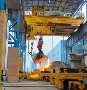 טמפרטורה גבוהה עמיד ועמיד גבוהה כפול וו עגור עבור מטלורגיה הליהוק 5t 30t <span class=keywords><strong>50t</strong></span> 100 200t - Product Image 4