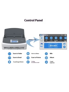 <span class=keywords><strong>Fujitsu</strong></span> <span class=keywords><strong>ScanSnap</strong></span> ix1600 A4 Máy quét USB phẳng tốc độ cao Tự động cation với giao diện cảm ứng màu song công trong kho - Product Image 2