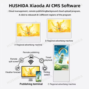 थोक डिजिटल साइनेज डिस्प्ले 55 इंच टच स्क्रीन शॉप विज्ञापन स्क्रीन 43 इंच एलसीडी डिजिटल साइनेज और प्रदर्शित वीडियो - Product Image 5