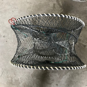 Trampas de Pesca Circulares de Monofilamento Sin Nudos de Polietileno <span class=keywords><strong>Negro</strong></span> para Cangrejos - Product Image 3