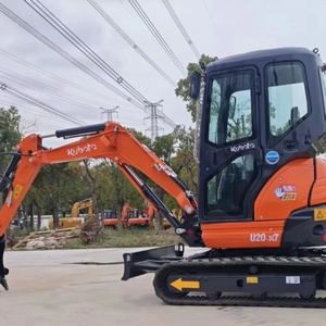 Mini-excavatrice d'occasion Kubota U20, excavatrice sur chenilles de 2 tonnes, marque japonaise d'origine Kubota U20, excavatrice sur chenilles d'occasion à vendre - Product Image 1