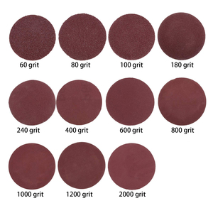 ODM 2 Inch 50mm Round 38 cm Diameter Sanding Discs P120 Aluminium Oxide PSA Sandpaper 8000 Grits Sand Paper Sheets untuk Mobil Kayu - Product Image 3