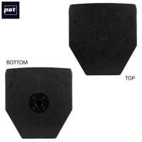 PAT ASM8 120 Watt 8 ohms 8 pouces Haut-parleur professionnel audio à coque en bois rectangulaire 2 unités 2 voies pleine gamme 65Hz-20kHz Garantie 3 ans