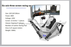 Offre Spéciale 6 DoF 3 écrans 9D VR simulateur <span class=keywords><strong>de</strong></span> conduite <span class=keywords><strong>de</strong></span> voiture <span class=keywords><strong>de</strong></span> course <span class=keywords><strong>aire</strong></span> <span class=keywords><strong>de</strong></span> <span class=keywords><strong>jeux</strong></span> intérieure équipement Vr pour machines d'arcade <span class=keywords><strong>de</strong></span> jeu - Product Image 5