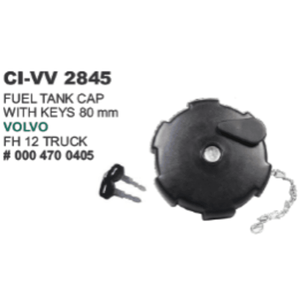 BOUCHON DE RÉSERVOIR DE CARBURANT AVEC CLÉS 80MM - Product Image 1