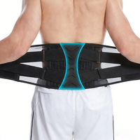 Ceinture de soutien lombaire professionnelle pour le sport, attelle dorsale avec bandes en aluminium courbées pour la sciatique, la scoliose et la hernie discale