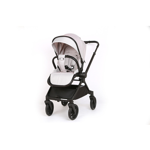 New Lightweight Luxury Linen Baby Stroller <strong>Set</strong> 3-in-1 Folding <strong>Pram</strong> with Car Seat for Kids Ages 0-6 Months Travel-Friendly - Product Image 6