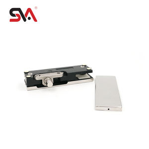 Robuste moderne en acier inoxydable 304 porte support supérieur bureau salle de réunion boutique-aluminium verre pince panneaux Patch bâtiment - Product Image 4