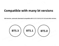 USB sans fil BT 5.4 Dongle Adaptateurs Connecteurs RTL8761BUE Récepteur Externe Émetteur Adaptateur pour Clavier Casque Haut-Parleur