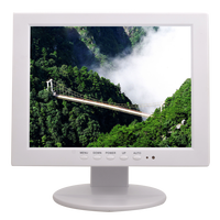 Moniteur TFT LED BNC 10 pouces à prix de gros, moniteur LCD CCTV carré 10,4 pouces