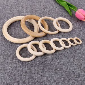Anelli in Legno di Paulownia Naturale Personalizzati <span class=keywords><strong>per</strong></span> Ferramenta Fai-da-Te, Cerchi e Anelli in Legno Grezzo <span class=keywords><strong>per</strong></span> Tende e Artigianato - Product Image 3