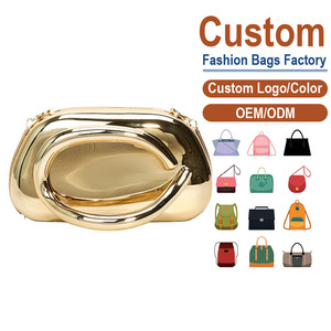 Bolso de Mano Metálico Color Vino Tinto Vintage para Mujer, Bolso de Noche Cuadrado Pequeño Retro, Bolso Bandolera Versátil para Teléfono, Fabricante de Bolsos - Product Image 1