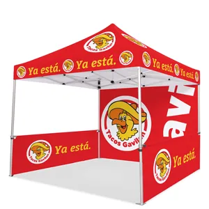 Tenda gazebo pieghevole con baldacchino pop-up con logo di dimensioni personalizzate 2x2 3x3 3x4 3x6 6x6 10x10 tenda per eventi con lato