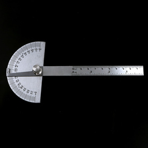 Medidor de ángulos de acero inoxidable, herramienta de precisión industrial de 180 grados para aplicaciones de metalurgia e ingeniería - Product Image 4