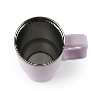 Golmate Großhandel Benutzerdefiniertes Logo 30oz Tragbarer Reisebecher Edelstahl Vakuumisolierter Henkelbecher für Heißen Tee und Eisgetränke - Product Image 4