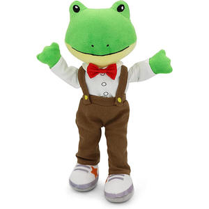 Rana de peluche gordita de alta calidad, Animal de peluche suave <span class=keywords><strong>para</strong></span> bebé de fábrica, muñeco de trapo bonito, juguete de peluche - Product Image 2