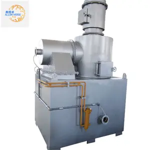 Heavy capacity industrial chemical waste and textile garbage incinerator for waste management