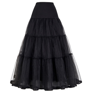 Long <span class=keywords><strong>jupon</strong></span> à volants Crinoline Vintage mariage mariée <span class=keywords><strong>pour</strong></span> robes sous-jupe <span class=keywords><strong>Rockabilly</strong></span> Tutu <span class=keywords><strong>Rockabilly</strong></span> <span class=keywords><strong>robe</strong></span> <span class=keywords><strong>jupon</strong></span> - Product Image 1