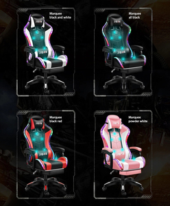 Wholesale <strong>Cheap</strong> Pu Leather Massage <strong>Computer</strong> Game <strong>Chair</strong> Silla Gamer Racing Rgb Gaming <strong>Chairs</strong> with Lights and Speakers - Product Image 5
