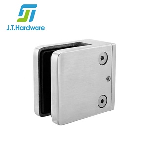 Cr L z912 z-series vuông loại căn hộ cơ sở lan can lan can thép không gỉ kính kẹp cho 1/2 "kính - Product Image 1