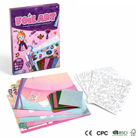 Kit de transfert de feuille métallisée colorée écologique pour l'art magique, DIY, inspirant la créativité, ensemble de loisirs créatifs éducatifs faits à la main