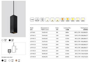 Vente en gros blanc noir doré 8W 12W 15W 20W 25W 30W câble Lampara européen nordique simple îlot de cuisine rond pendentif lumières - Product Image 5
