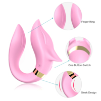 Stimulateur clitoridien rechargeable par USB, rose, portable, mini vibromasseur pour culotte, massage du point G, vibromasseur pour couples avec télécommande
