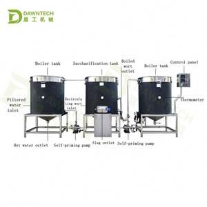 Kit para Hacer Cerveza Artesanal Eléctrico, Máquina para Hacer Cerveza con Tanque de Maceración, Maquina Para Hacer Cerveza - Product Image 5