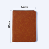 Portadocumentos al por Mayor, Organizador con Cremallera, Carpeta Portafolio, Multibolsillos, Personalizable, Carpeta de Cuero para Conferencias con Asa