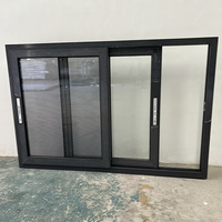 Fenêtre moderne personnalisée en alliage d'aluminium, volet horizontal coulissant en acier inoxydable pour maison, isolation thermique, certifiée Energy Star